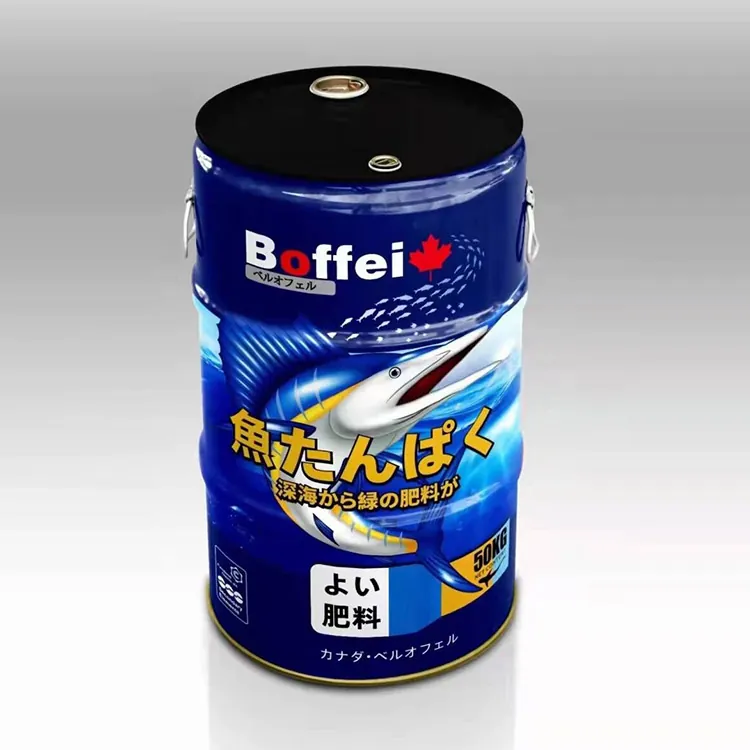 Fish protein organic liquid fertilizer